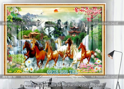 file tranh phong thuy ngua bat ma thac nuoc 25072025 hanh