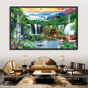 file tranh phong thuy thac nuoc dep 17072023 hieu