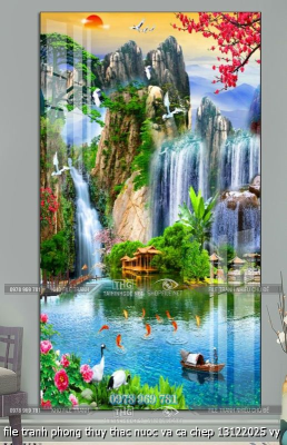 file tranh phong thuy thac nuoc va ca chep 13122025 vy