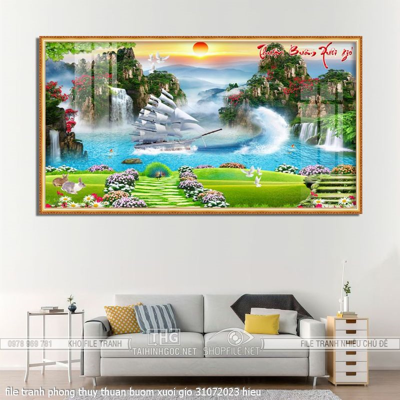 file tranh phong thuy thuan buom xuoi gio 31072023 hieu