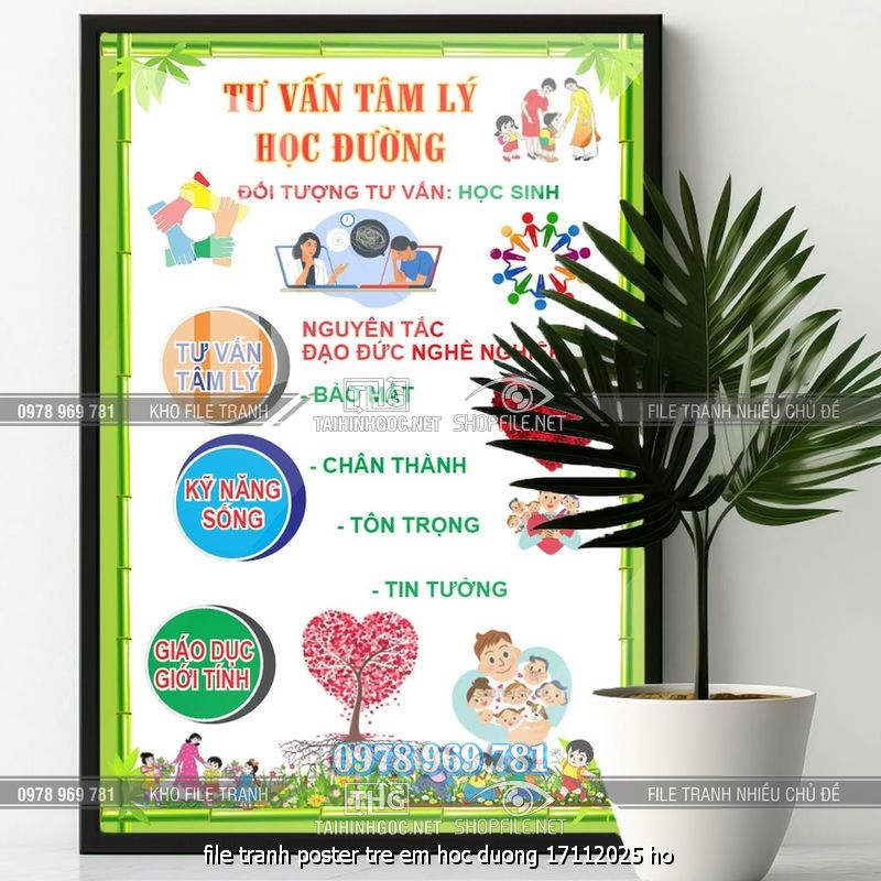 file tranh poster tre em hoc duong 17112025 ho