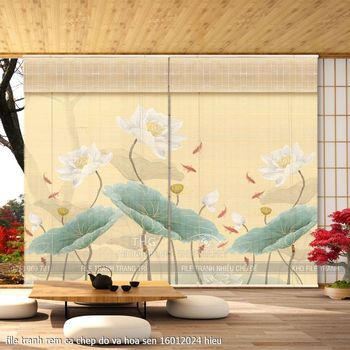 file tranh rem ca chep do va hoa sen 16012024 hieu