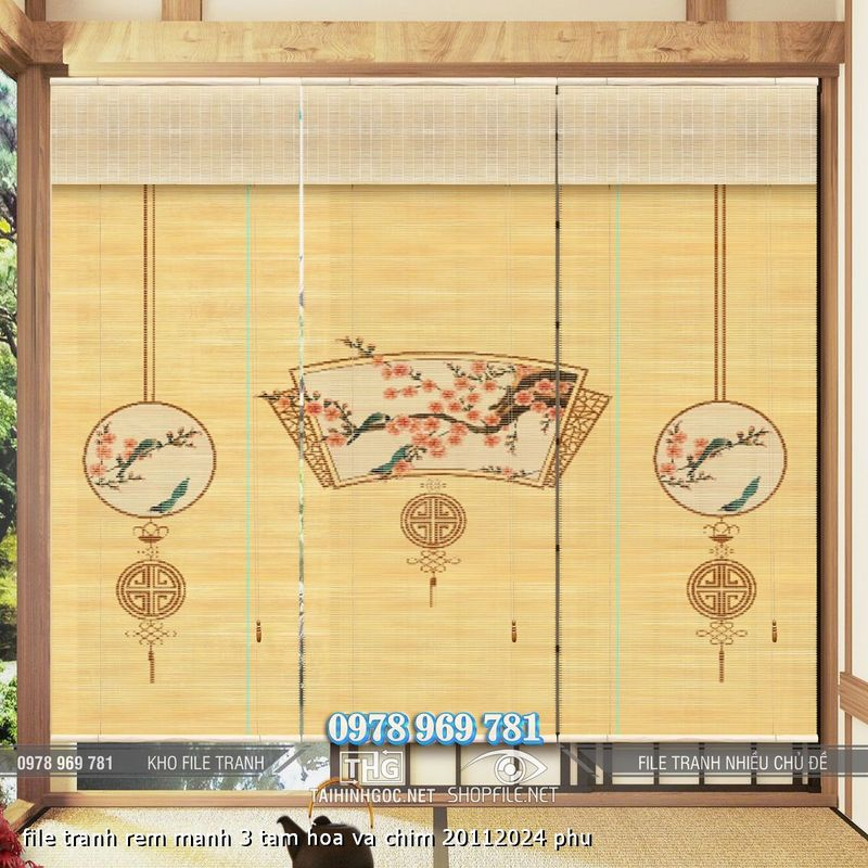 file tranh rem manh 3 tam hoa va chim 20112024 phu