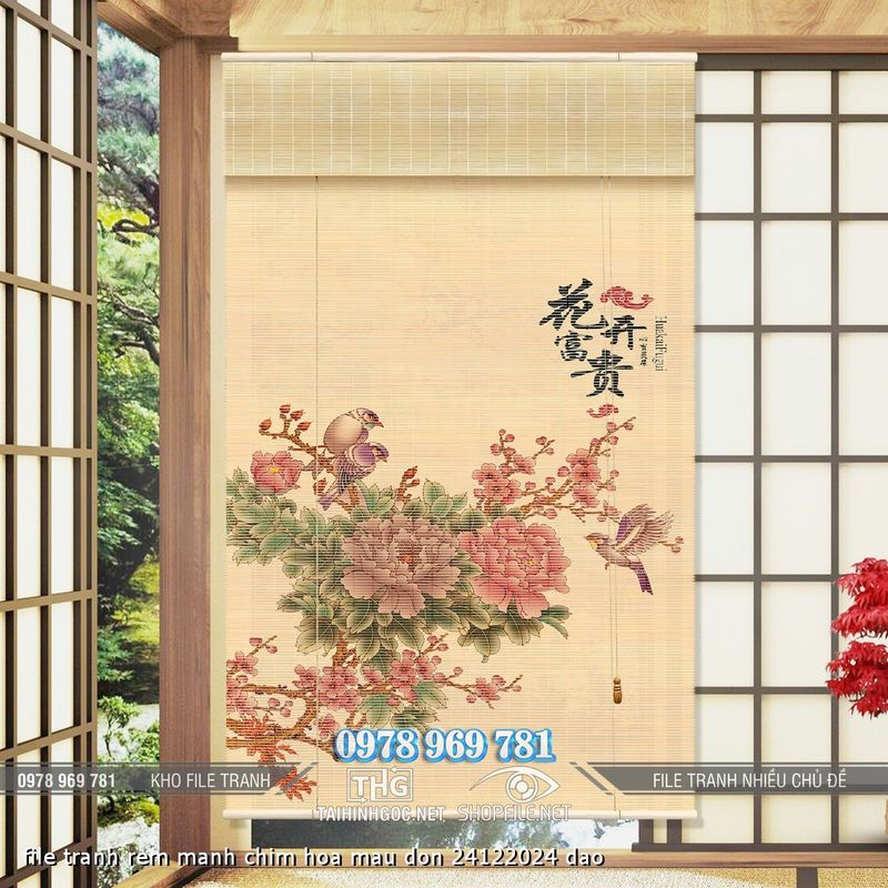 file tranh rem manh chim hoa mau don 24122024 dao