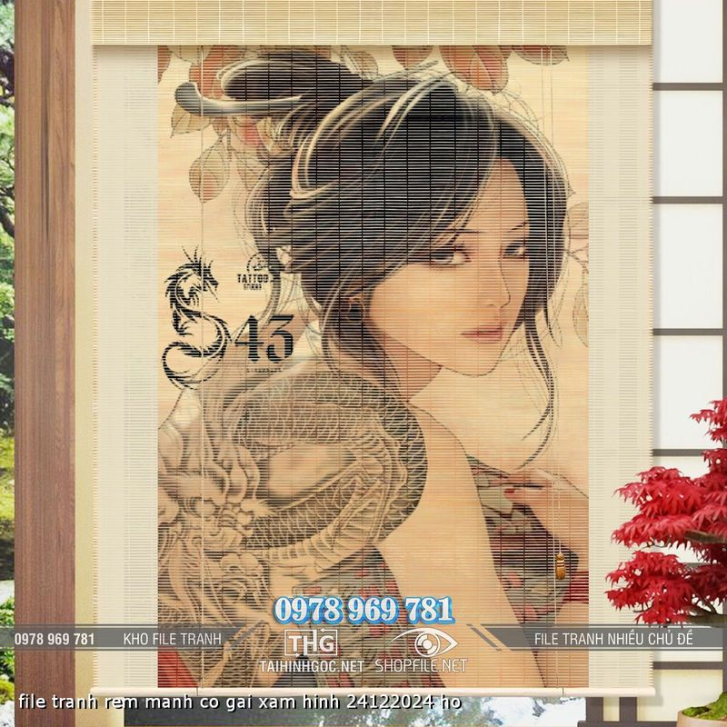 file tranh rem manh co gai xam hinh 24122024 ho