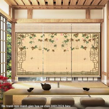 file tranh rem manh gian hoa va chim 04012024 hieu