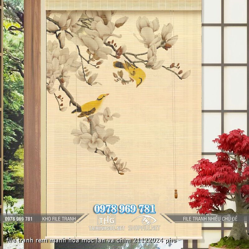 file tranh rem manh hoa moc lan va chim 21122024 phu