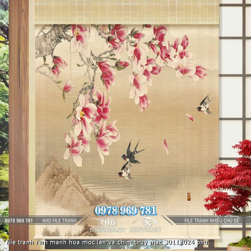 file tranh rem manh hoa moc lan va chim thuy mac 30112024 phu