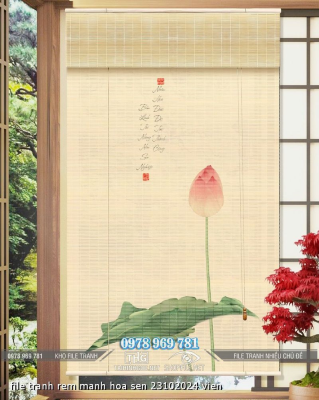 file tranh rem manh hoa sen 23102024 vien