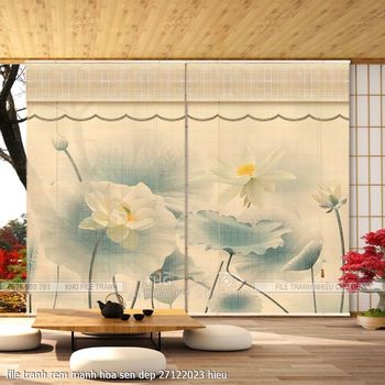 file tranh rem manh hoa sen dep 27122023 hieu