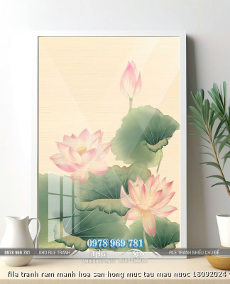 file tranh rem manh hoa sen hong muc tau mau nuoc 18092024 vien