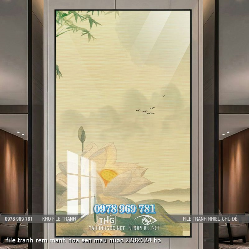 file tranh rem manh hoa sen mau nuoc 2282024 ho