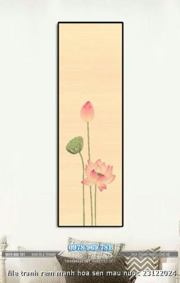 file tranh rem manh hoa sen mau nuoc 23122024
