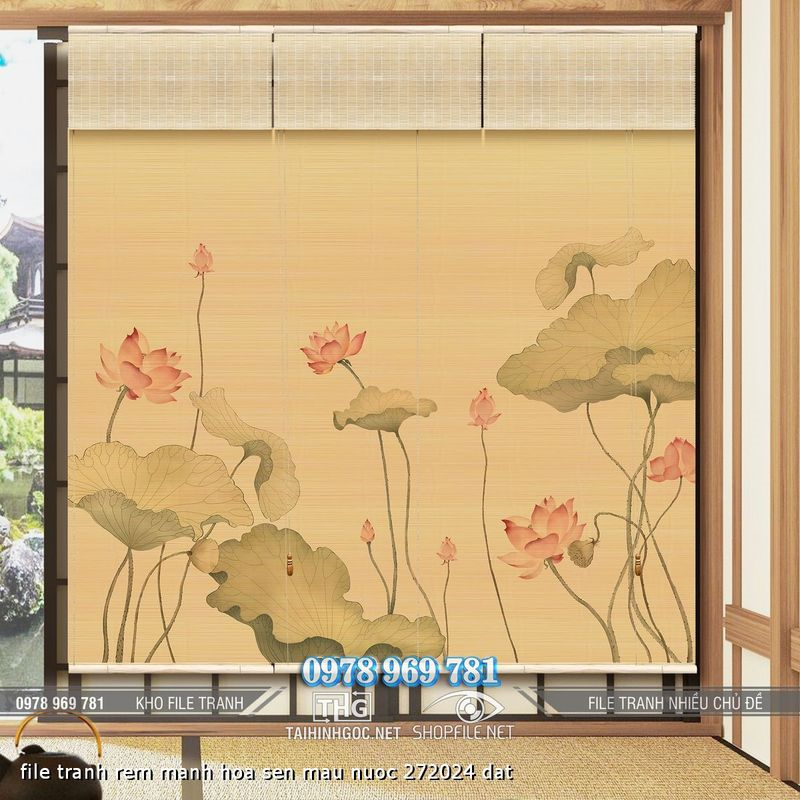 file tranh rem manh hoa sen mau nuoc 272024 dat