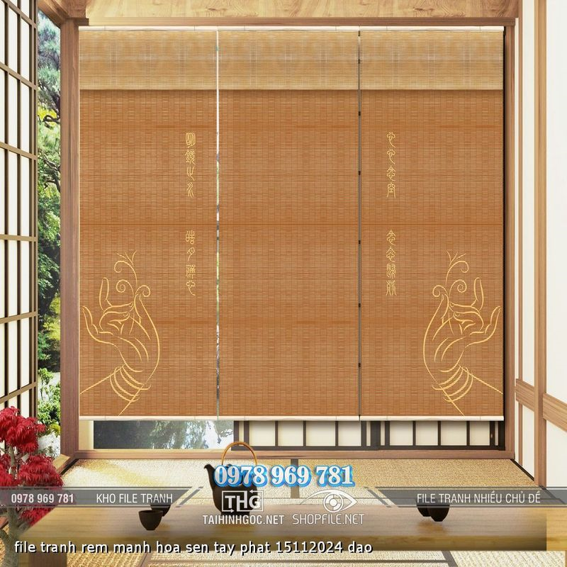 file tranh rem manh hoa sen tay phat 15112024 dao