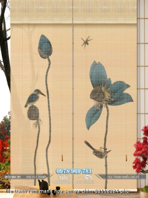 file tranh rem manh hoa sen va chim 02112024 phu