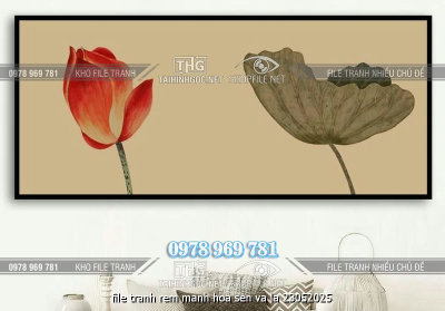 file tranh rem manh hoa sen va la 23052025