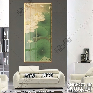 file tranh rem manh hoa sen va may trang 10032023 hieu