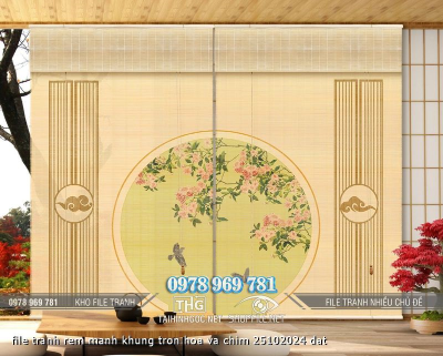 file tranh rem manh khung tron hoa va chim 25102024 dat