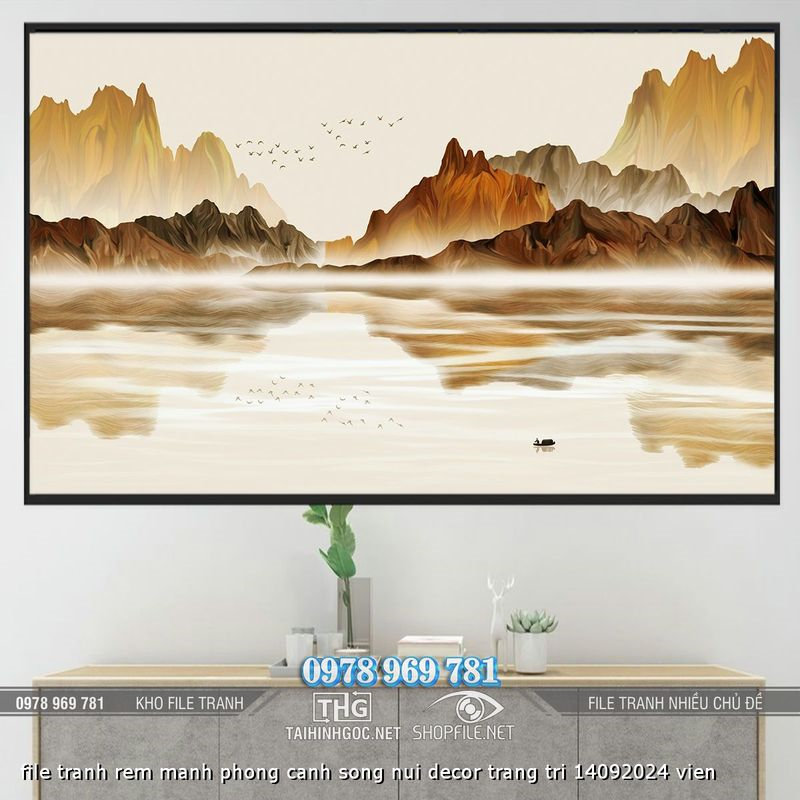 file tranh rem manh phong canh song nui decor trang tri 14092024 vien