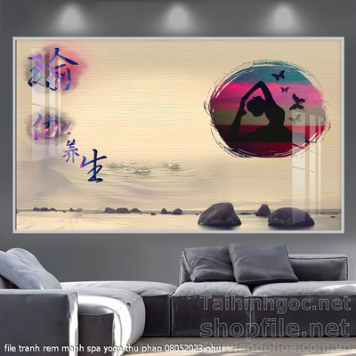 file tranh rem manh spa yoga thu phap 08052023 phu