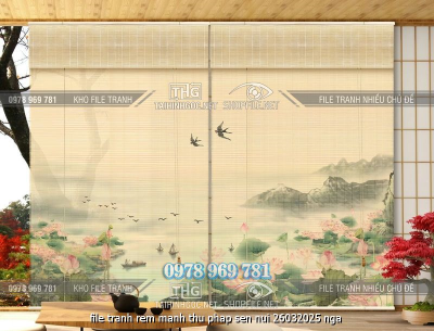 file tranh rem manh thu phap sen nui 26032025 nga