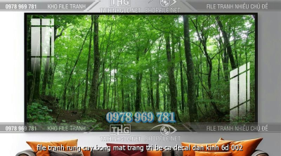 file tranh rung cay bong mat trang tri be ca decal dan kinh 6d 002