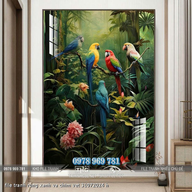 file tranh rung xanh va chim vet 31072024 h file tranh rung xanh va chim vet 31072024 h