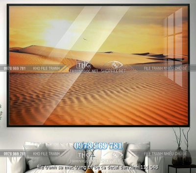 file tranh sa mac trang tri be ca decal dan kinh 11d 048