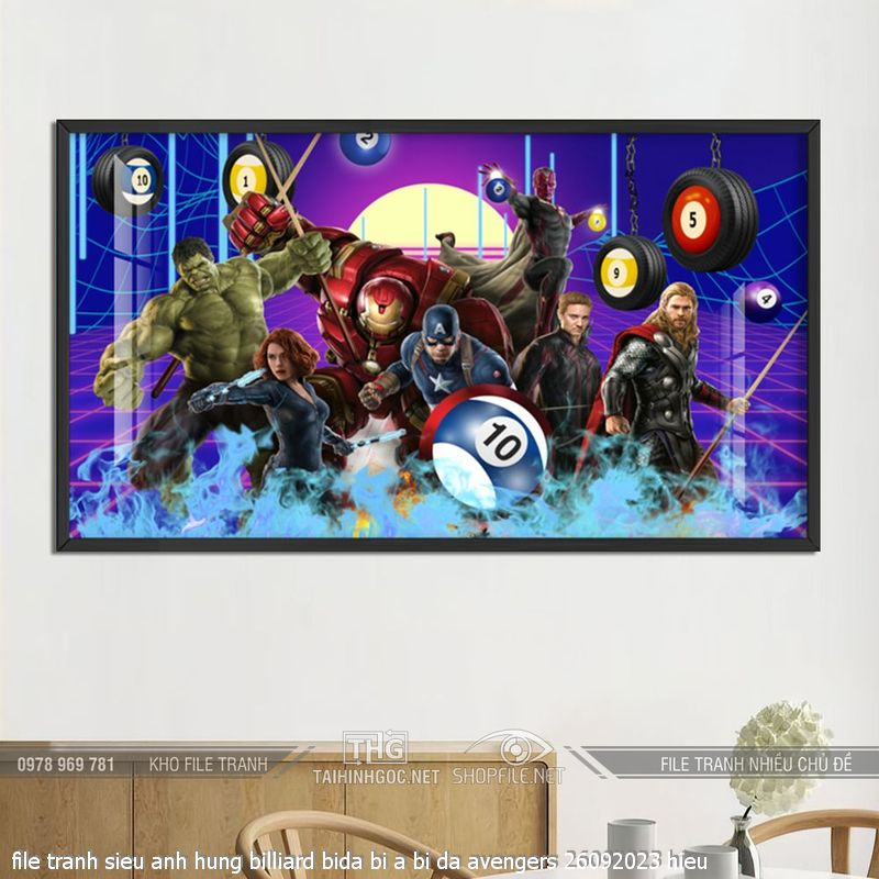 file tranh sieu anh hung billiard bida bi a bi da avengers 26092023 hieu