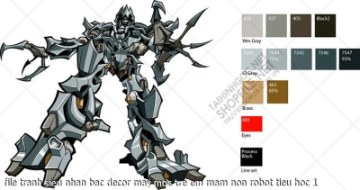file tranh sieu nhan bac decor may moc tre em mam non robot tieu hoc 1
