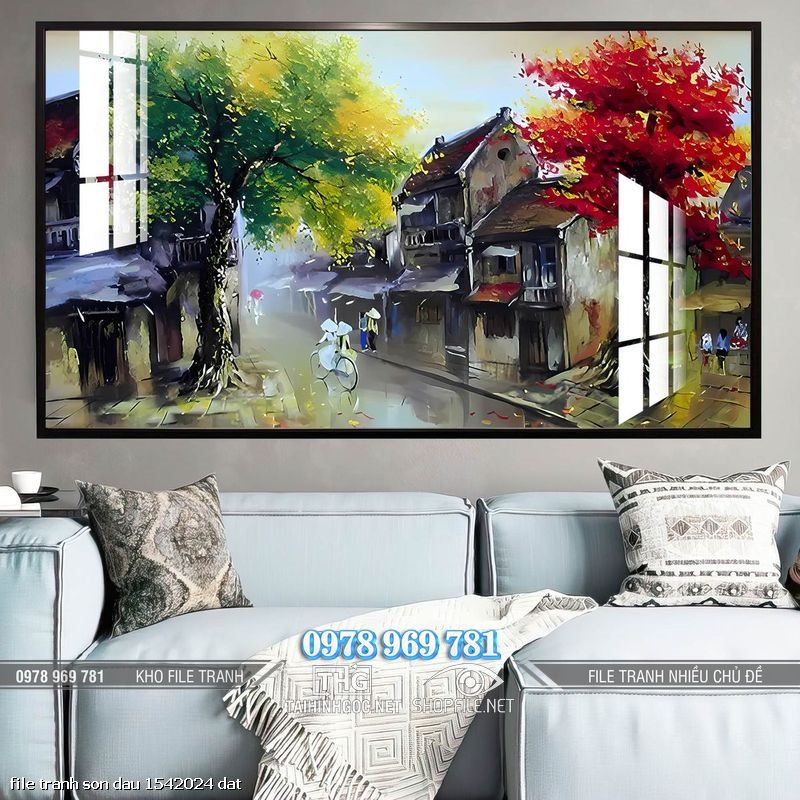 file tranh son dau 1542024 dat