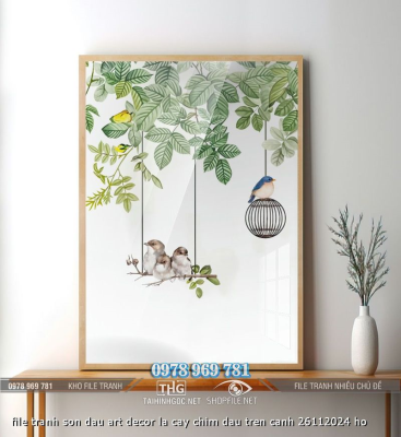 file tranh son dau art decor la cay chim dau tren canh 26112024 ho