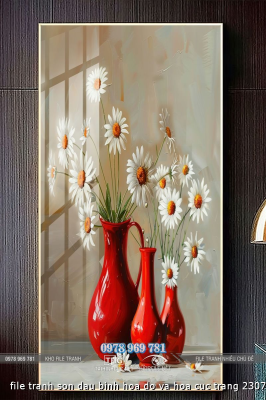 file tranh son dau binh hoa do va hoa cuc trang 23072024 vien