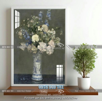 file tranh son dau binh hoa hong 08052025 ho