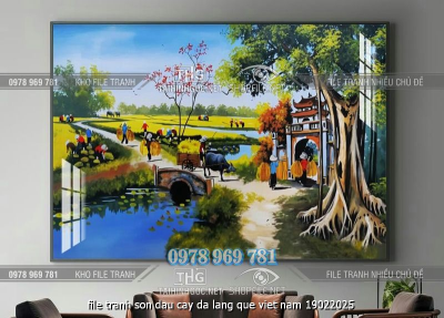 file tranh son dau cay da lang que viet nam 19022025