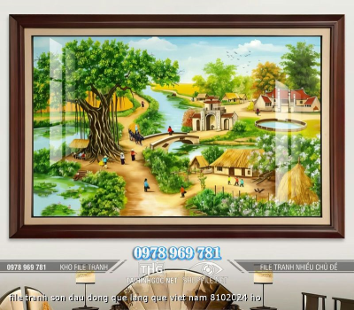 file tranh son dau dong que lang que viet nam 8102024 ho