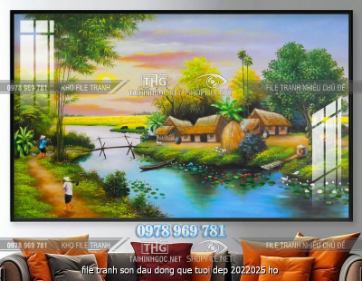 file tranh son dau dong que tuoi dep 2022025 ho