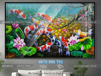 file tranh son dau ho ca chep 14042025