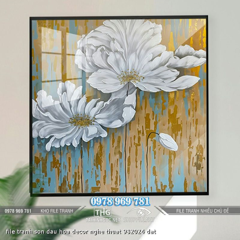 file tranh son dau hoa decor nghe thuat 982024 dat
