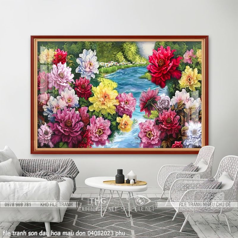 file tranh son dau hoa mau don 04082023 phu