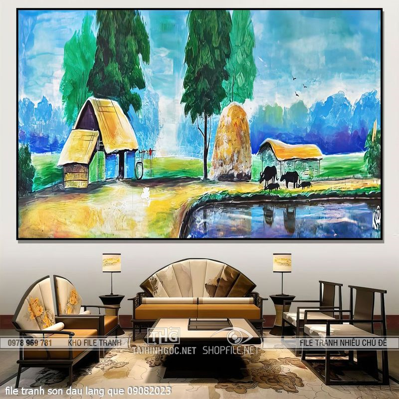 file tranh son dau lang que 09082023