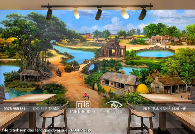 file tranh son dau lang que dong que 2632024 ho