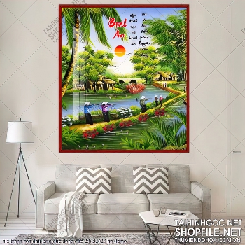 file tranh son dau lang que dong que 29032023 ho