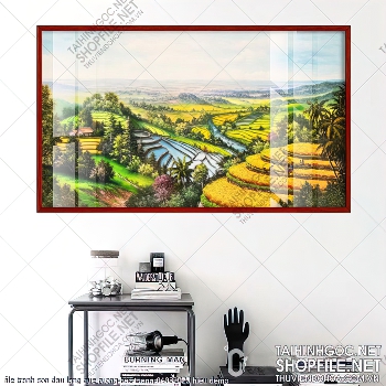 file tranh son dau lang que ruong bac thang 04032023 hieu