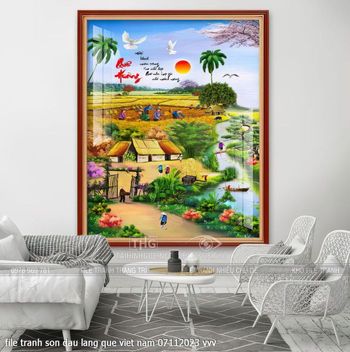 file tranh son dau lang que viet nam 07112023 vvv
