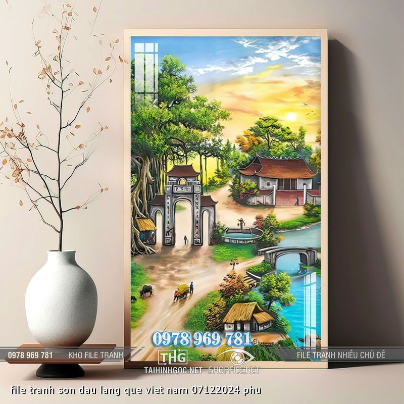 file tranh son dau lang que viet nam 07122024 phu