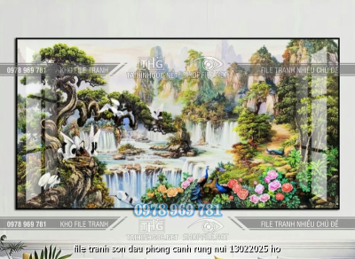 file tranh son dau phong canh rung nui 13022025 ho