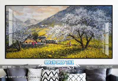 file tranh son dau vuon hoa dao 04012025 h