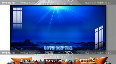 file tranh song bien trang tri be ca decal dan kinh r3d 190